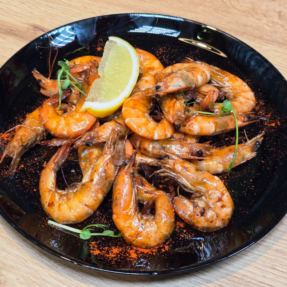 Креветки смажені