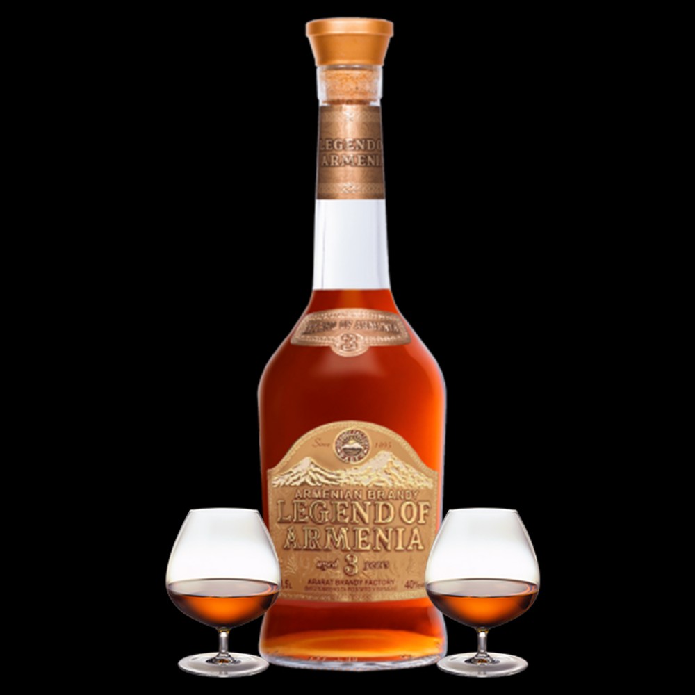 Бренді Легенда Вірменії (3роки) 0,5л