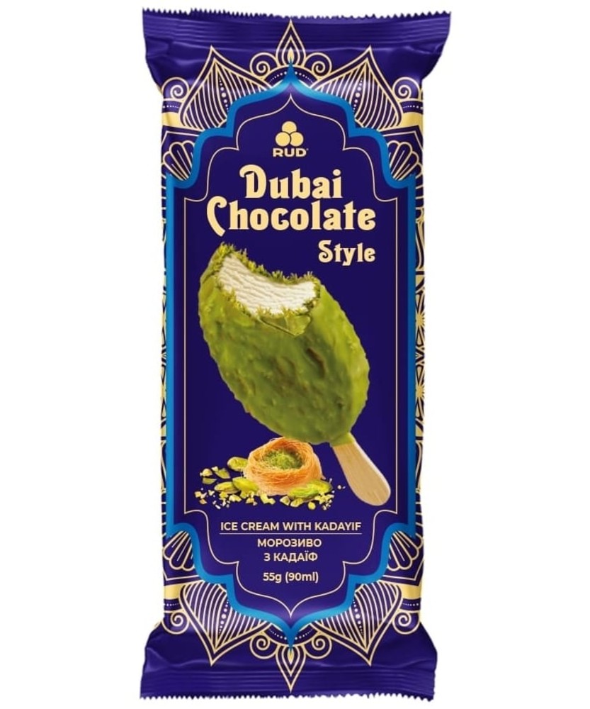 Ескімо пломбір Dubai Chocolate 55г