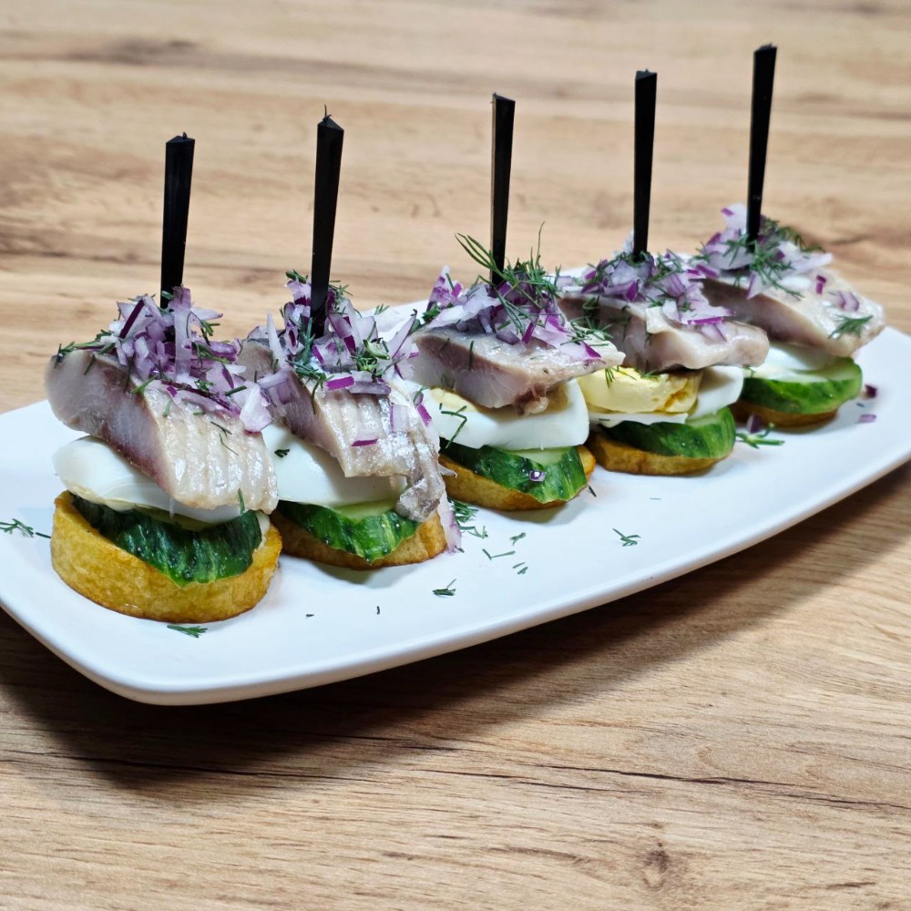 Канапки з оселедця