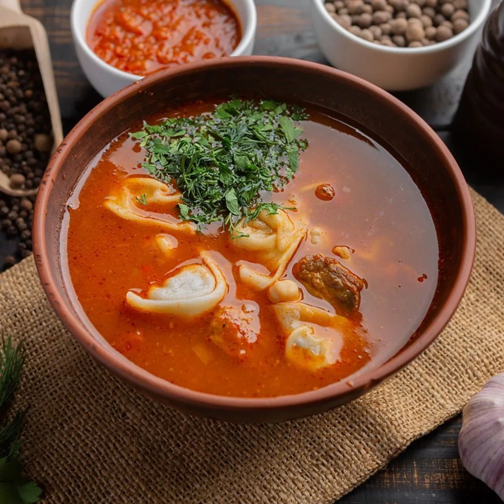 Пельмени с подливой