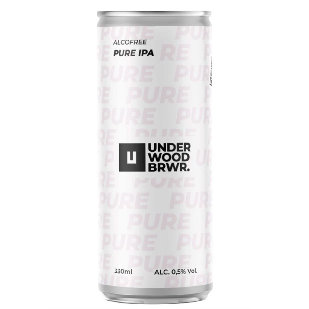 Пиво Безалкогольне Underwood PURE IPA 0.33ml