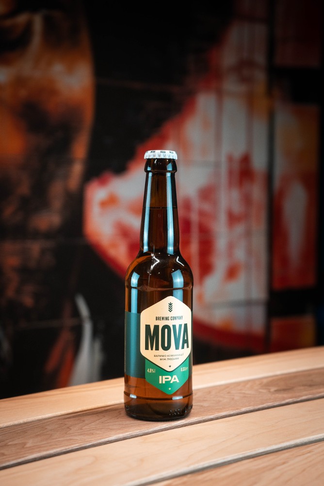 Пиво світле IPA MOVA бут 0,33 л