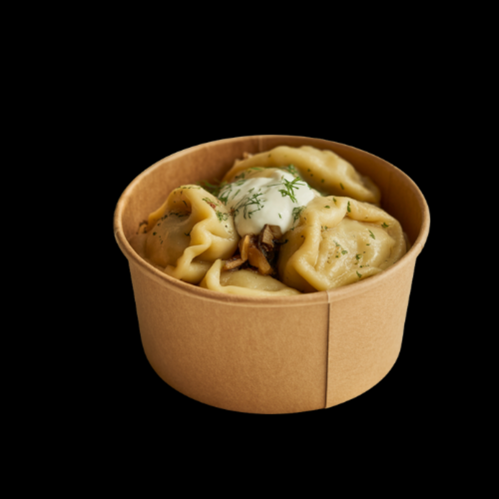 Вареники с картошкой и грибами