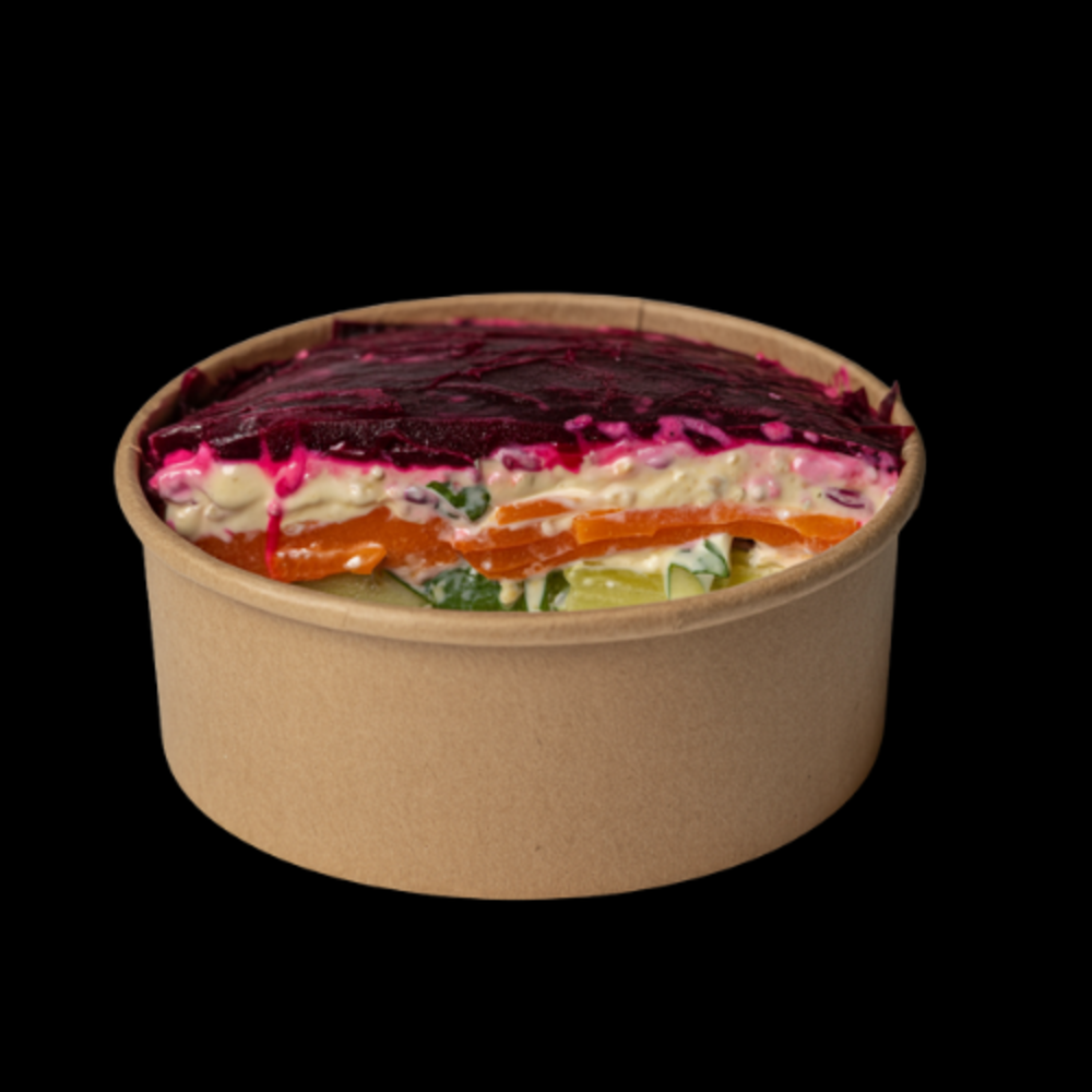 Arenque con ensalada de patatas / Сельдь под шубой