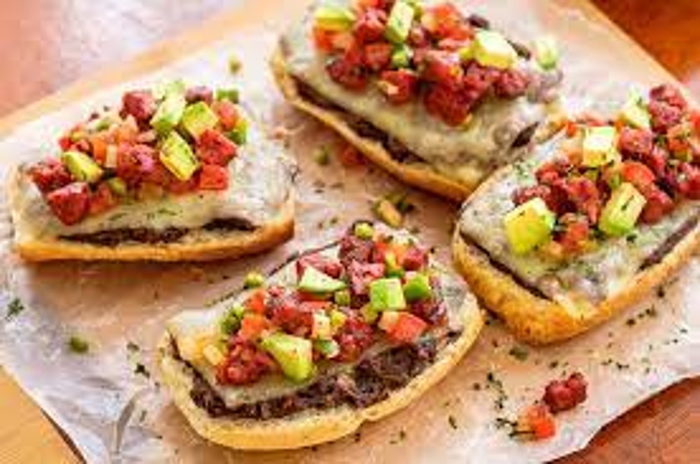 Molletes verdes