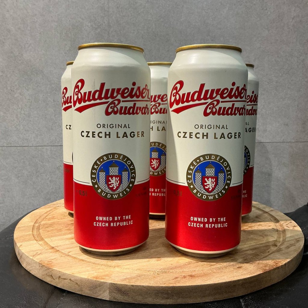 Пиво Будвайзер 0,5 ж/б