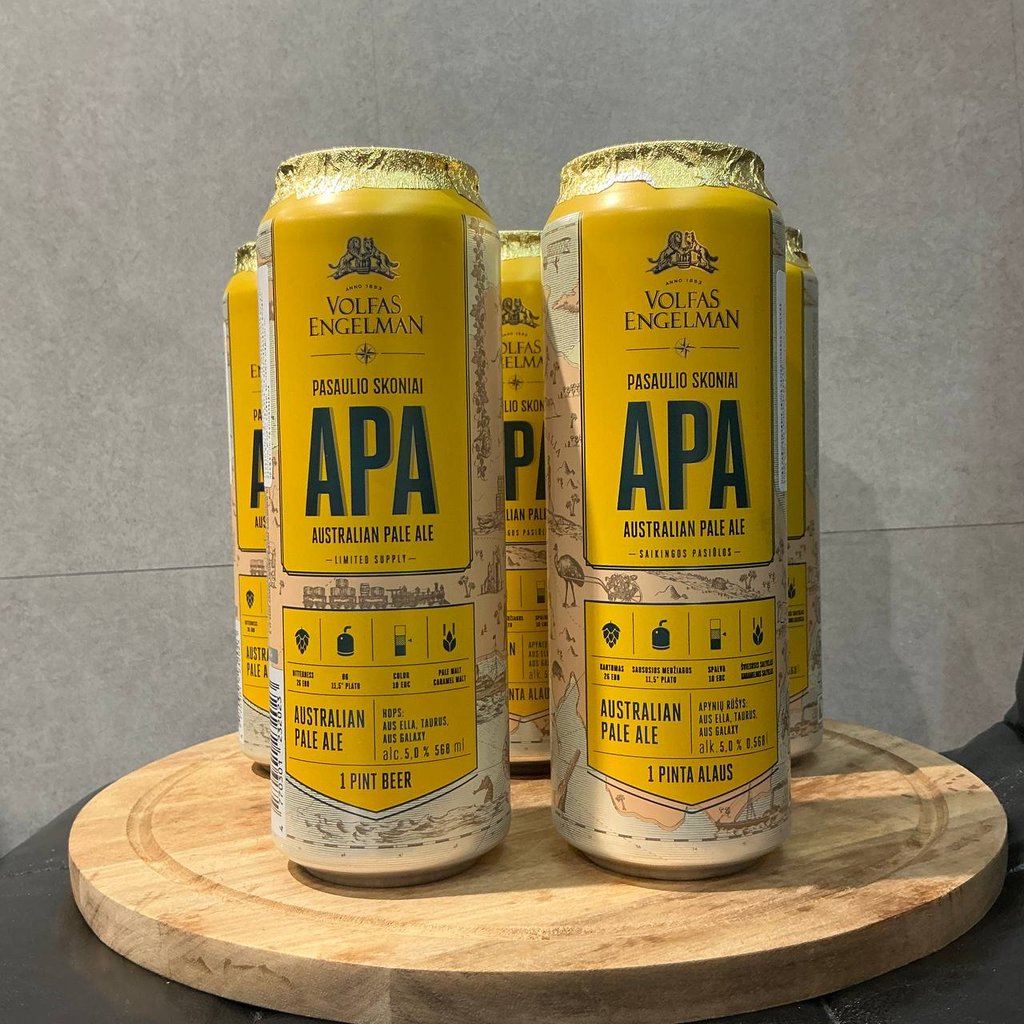 Пиво Вольфас АПА 0,568л ж/б