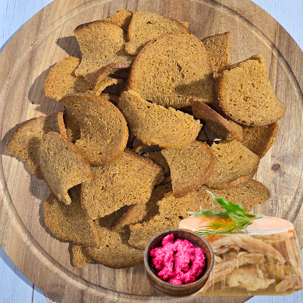 Грінки холодець з хріном