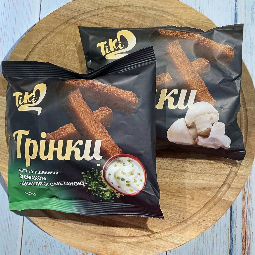 Грінки Тікі в асортименті, 100г