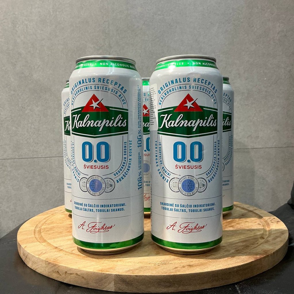 Пиво Kalnapilis Калнапіліс Non-alko 0.5ж/6 б/а