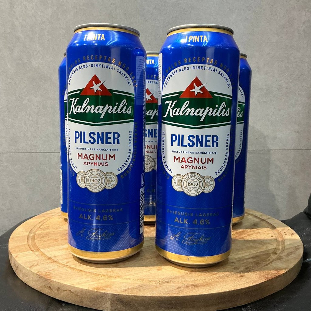 Пиво Калнапіліс Пілснер 0,568 ж/б