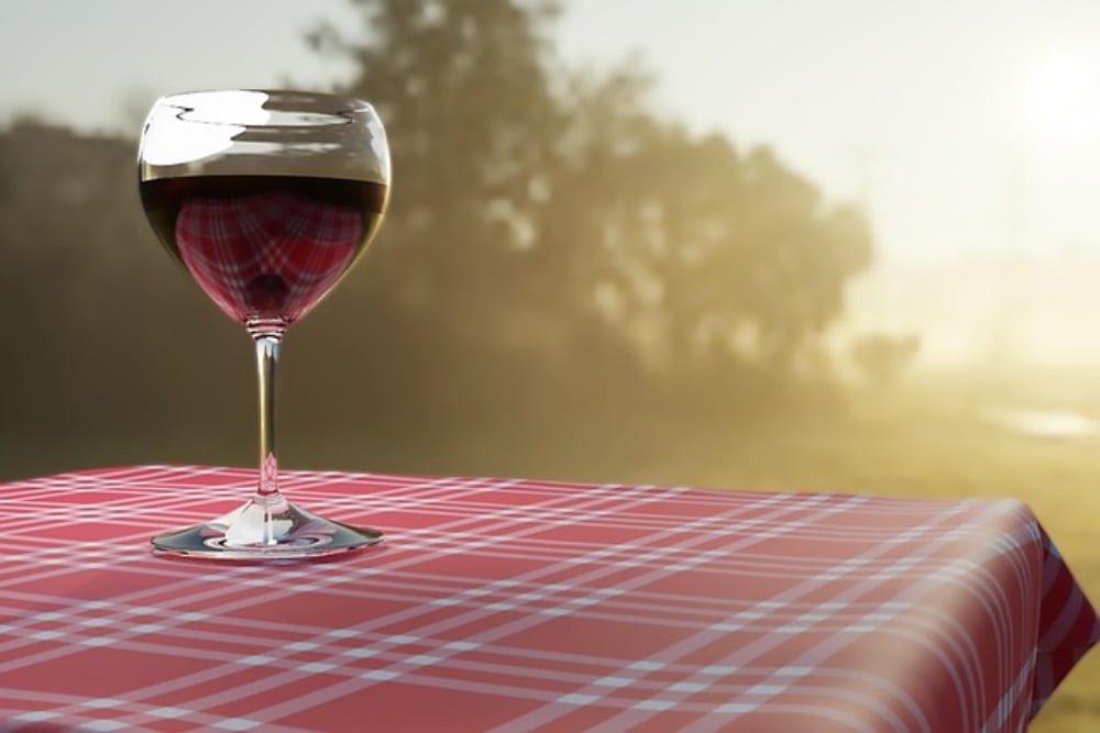 Barbacoa Red, glass