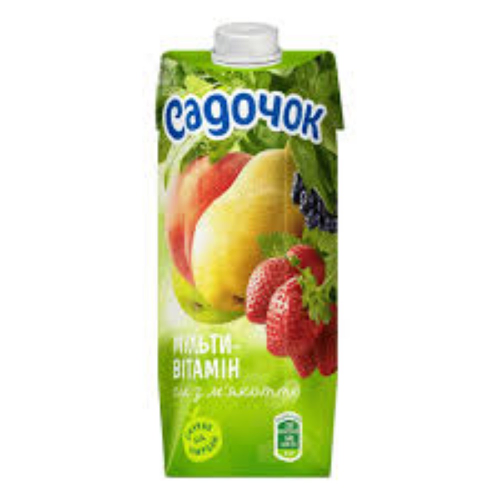 Сік Садочок мультивітамінний 0,5 л