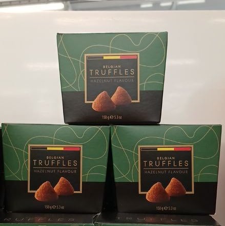 Цукерки трюфельні Belgian Truffles зі смаком лісових горіхів (Італія), 150г