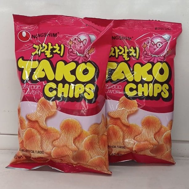 NONGSHIM, Чіпси зі смаком восьминіга (Павловський), 60г