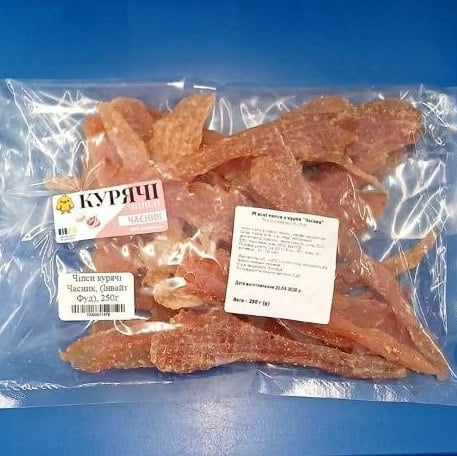 Чіпси курячі Часник, (Інвайт Фуд), 250г