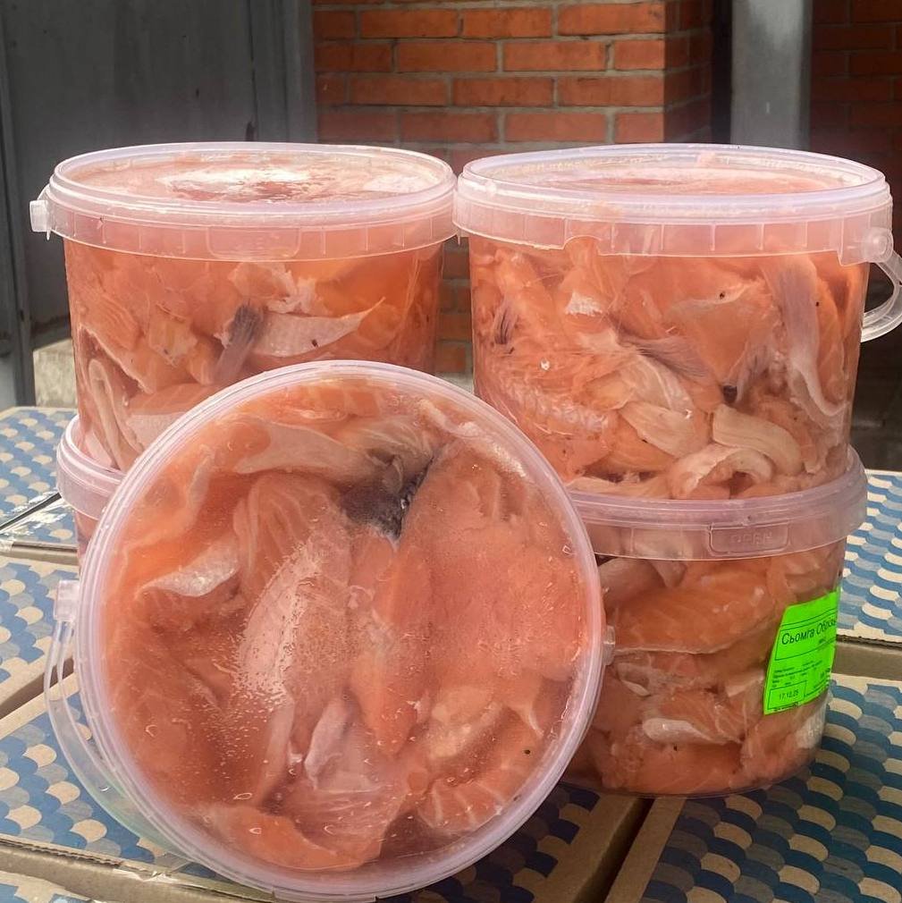 Сьомга с/с обрізь мікс (Рибне свято), 3кг