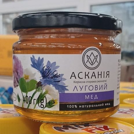 Мед-банка Луговий Асканія, 400г