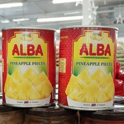 ALBA Ананаси шматоч.ключ ж/б (Мега) 580мл