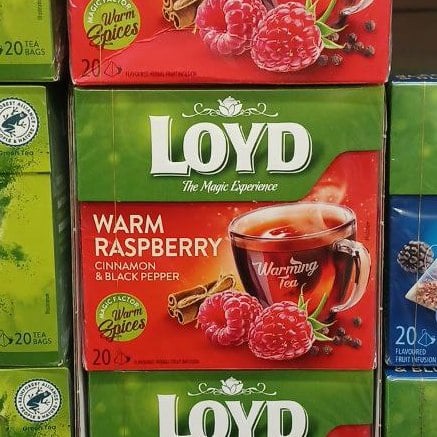 LOYD, Чай фруктовий, малина і куркума (Львів Імпорт), 20х2г