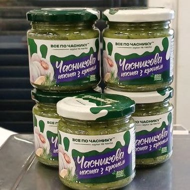 Часникова паста з кропом (Миронов), 300г