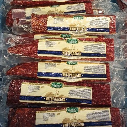Закарпатські Ковбаса снекова с/к УЖГОРОДСЬКА 1с (Миході)