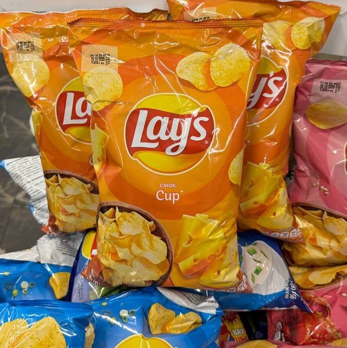 Чіпси картопляні зі смаком сиру ТМ Lay's,120г