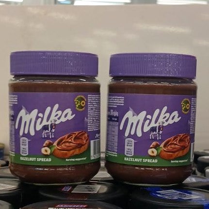 Milka, шоколадний крем з лісним горіхом (4444),350г