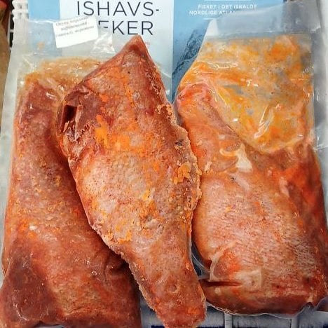 Окунь морський  маринований (мангал), морожена