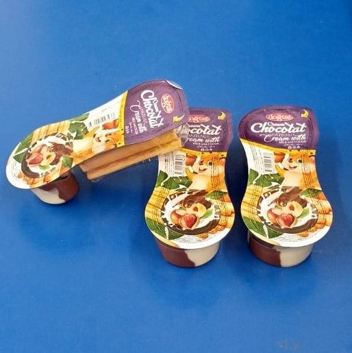 DOGTAT Горіховий крем з какао молочними вершками та паличками ПАНДА 25г