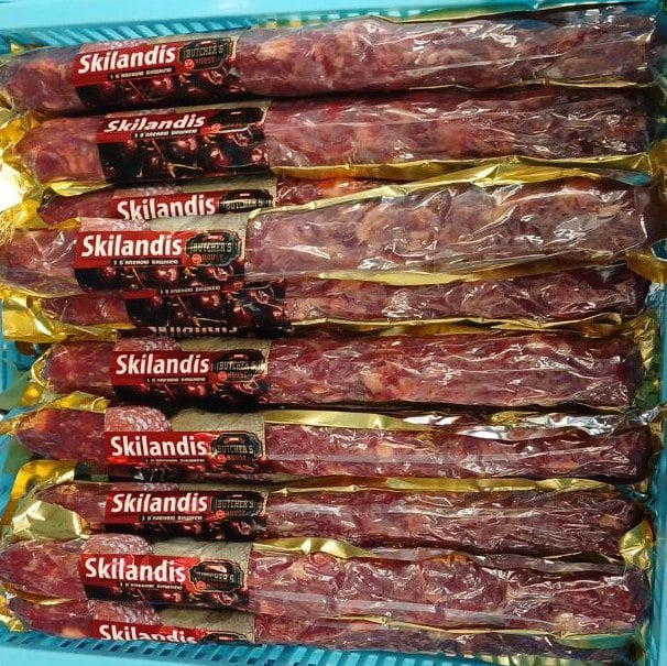 BUTCHER`S HOUSE, Ковбаса с/к SKILANDIS з в'яленою вишнею, (Хмельницьк)