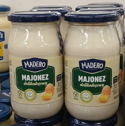 Майонез делікатний без глютена Madero, Польща (4444), 400мл