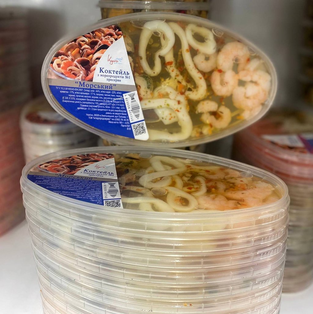Коктейль з морепродуктів №1 (Рибне свято), 180г