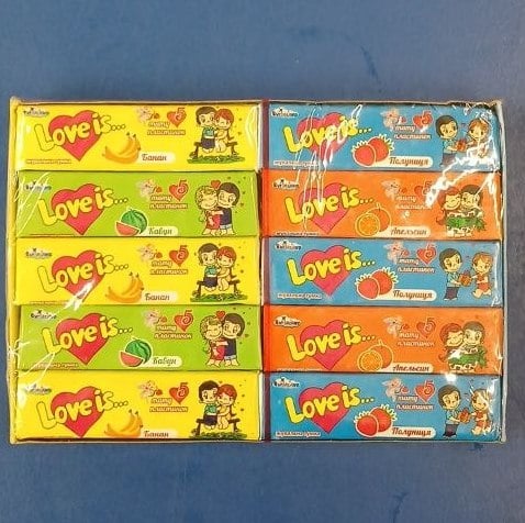 Жув гум Love Is Тату (престиж-компані) 10г*20шт