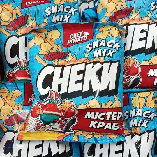 Снеки картопляні, Містер краб, 30г