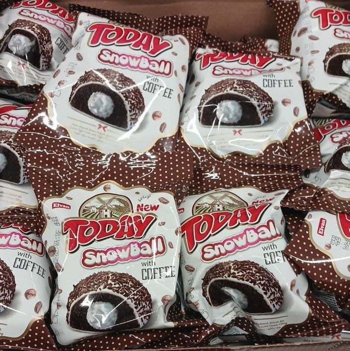 Тістечко TODAY кавова начин. SNOWBALL ТМ Elvan (Павліш), 40г