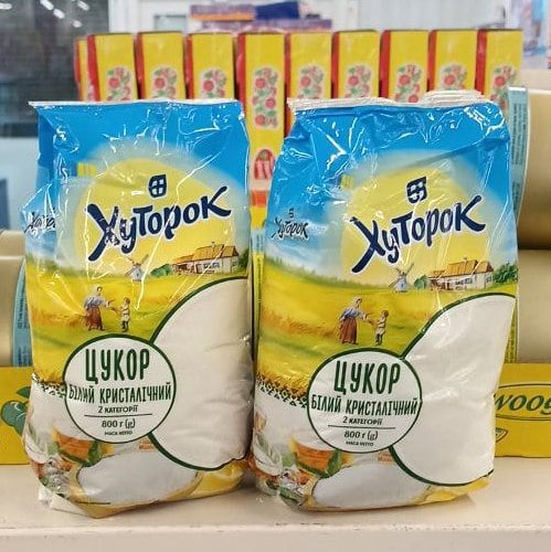 ТМ ХуТорок, Цукор білий кристалічна  (The Banka), 800г