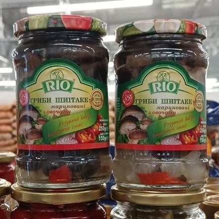 Rio Шитакє мариновані з овочами (Павловський) 250г