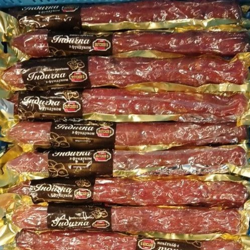 BUTCHER`S HOUSE, Ковбаса с/в ІНДИЧКА з ФУНДУКОМ вищ сорт (Хмельницьк)