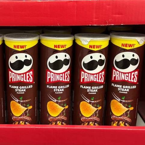 Чіпси Pringles Flame grilled steak 165г