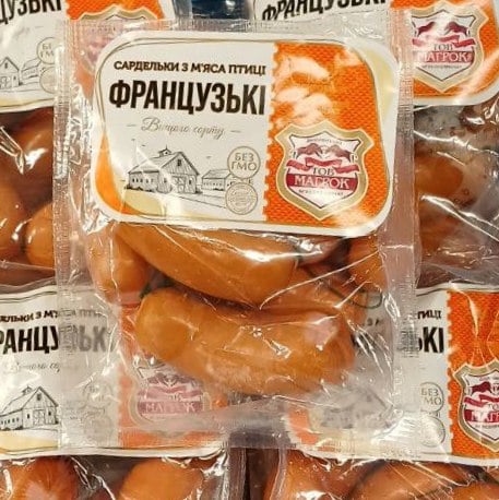 Магрок Сардельки ФРАНЦУЗЬКІ з м'яса птиці в/с  газ (Логвіненко)