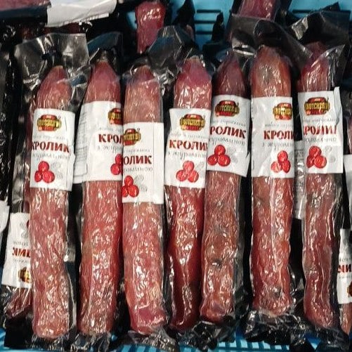 BUTCHER`S HOUSE, Ковбаса сиров'ялена КРОЛИК з журавлиною вищ сорт (Хмельницьк)