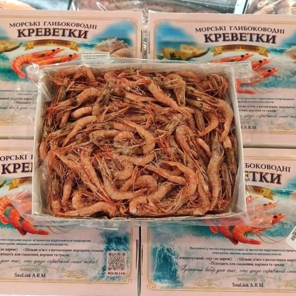 Креветка глибоководна рожева с/м морожена Туреччина (СіЛінк А.Р.М) 1кг