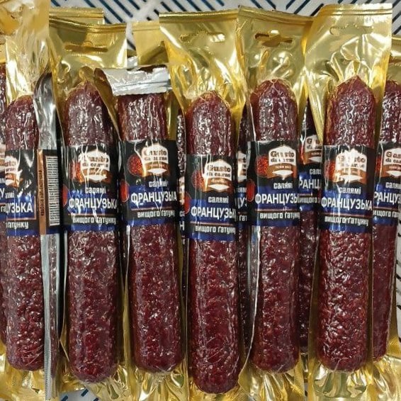 GUSTO di carne Ковбаса н/к салямі ФРАНЦУЗЬКА вищ сорт (Логвіненко)
