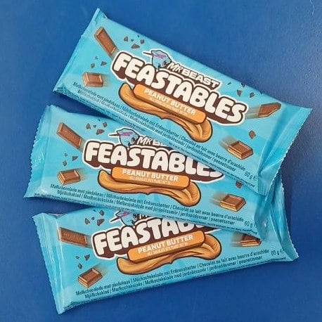 Шоколад Feastables Peanut Butter арахісова паста (Снегур), 60г