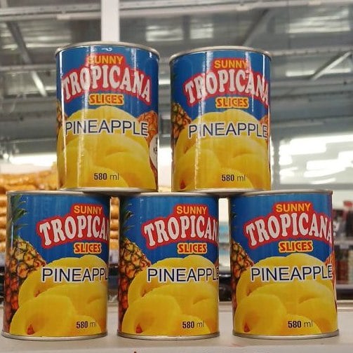 Ананаси кільцями ТМ Tropicana (Павловський), 580мл