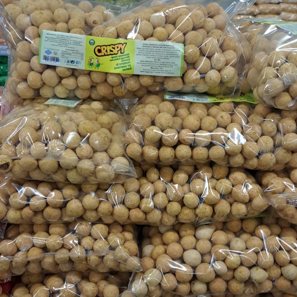 Crispy Великі зі смаком сметани з зеленню, 1кг