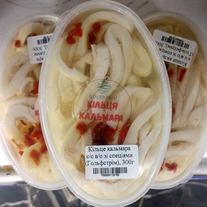 Кільце кальмара с/с в/о зі спеціями (Гольфстрім), 300г