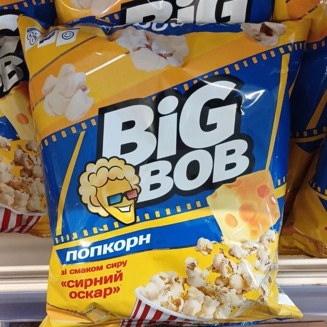 Попкорн Сирний Оскар TM BIG BOB (До Бочкового), 80г